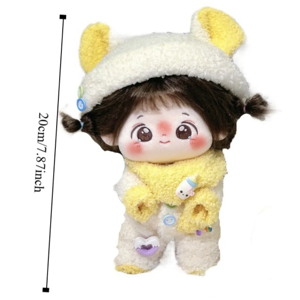 Jumpsuit 20CM Cotton Doll Clothes Replacement Outfit Stuffed Doll Clothes Suit Changing Climbing Suit Plush Toys Clothes