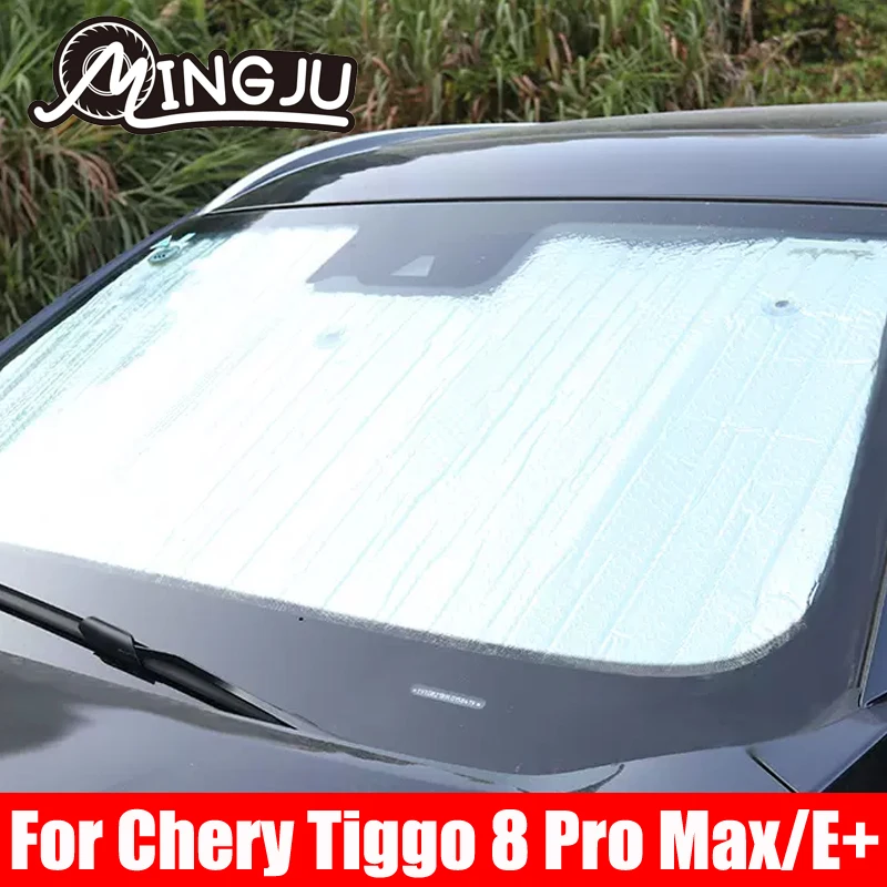 

For Chery Tiggo 8 Pro Max E+ 2022 to 2024 Car Protector Parasol Auto Front Window Sunshade Covers Interior Windshield Protection