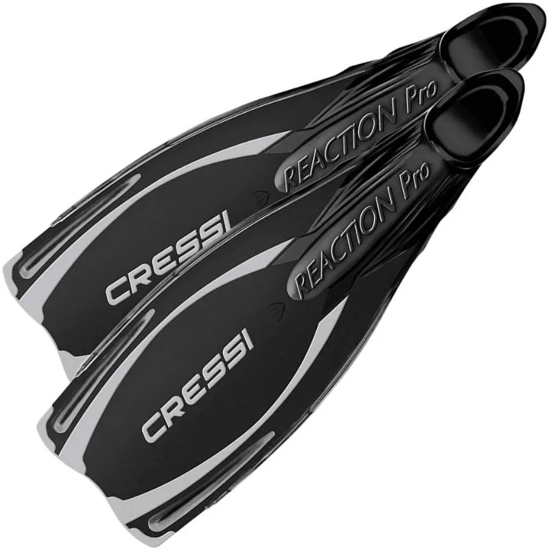 

Cressi Adult Snorkeling & Scuba Diving Fins - Powerful Full Foot Pocket Fins - Reaction Pro: Made in Italy US 5/6 | UK 38/39