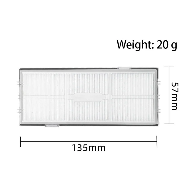 EQAZ-4Pcs filtro Hepa para Roborock S8 S8 PLUS S8 + S8 Pro Ultra G20 aspiradora Robot reemplazar pieza de accesorios