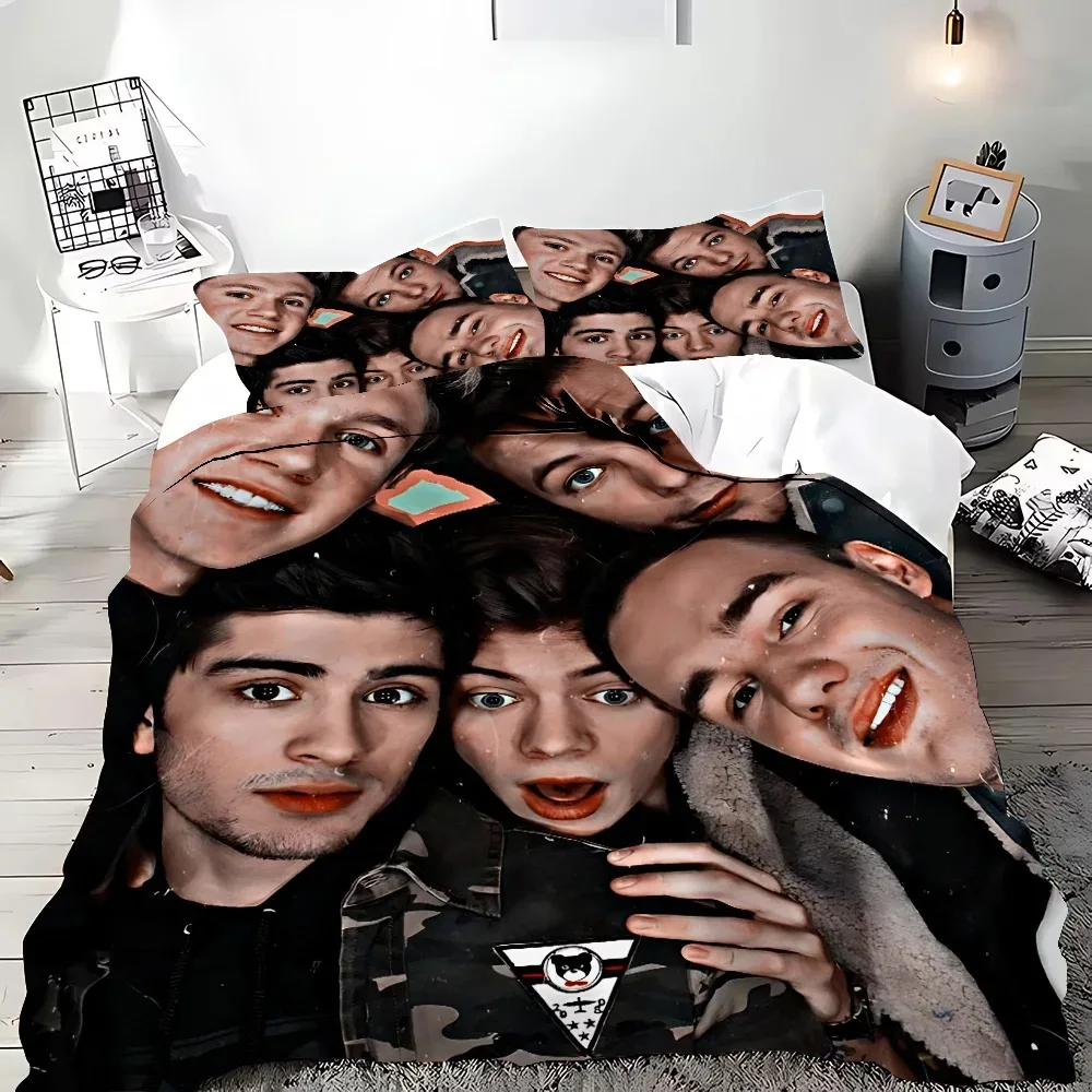 One-Direction Rock 1D Duvet Cover Pillowcase Bedding Set Adult Boy