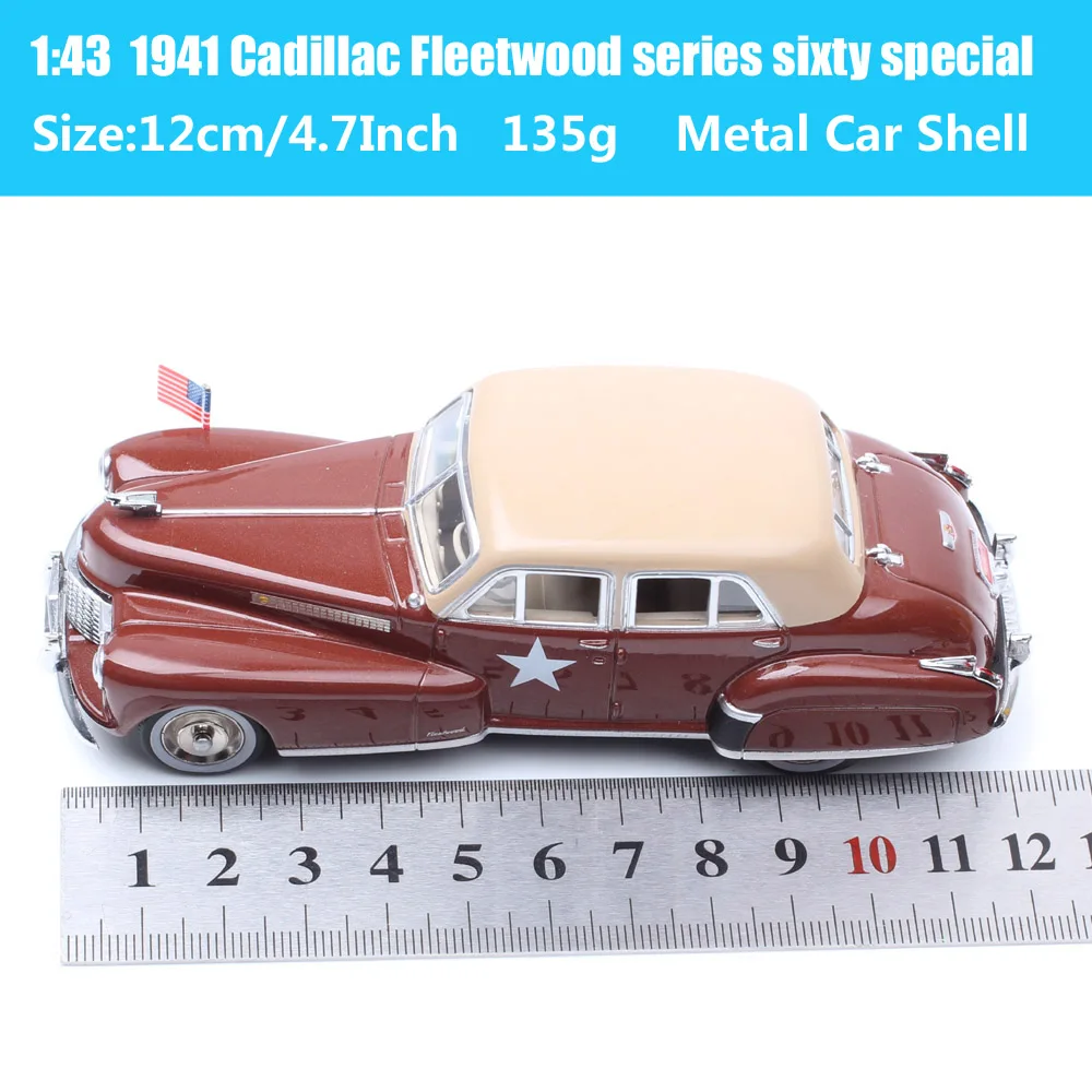 Classic 1:43 Scale GFCC 1941 Cadillac Fleetwood Series Sixty 60 Special Model Car Metal Alloy Diecasts & Toy Vehicles Thumbnails