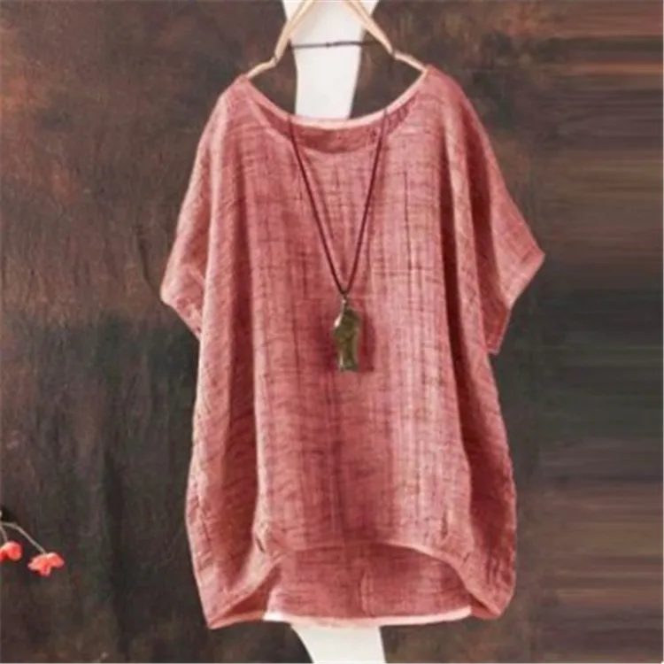 Nouveau 209 femmes grande taille été T-shirt rond Ne ort Sve haut Faionable décontracté coton t-shirts pour les jeunes femmes