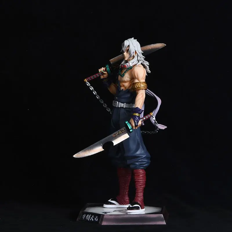 Anime Demon Slayer Figur GK Uzui Tengen Figurine Statue PVC-Modell Sammlerstück Desktop-Ornament Spielzeug 30CM Große Größe Geburtstagsgeschenke – Detail 6