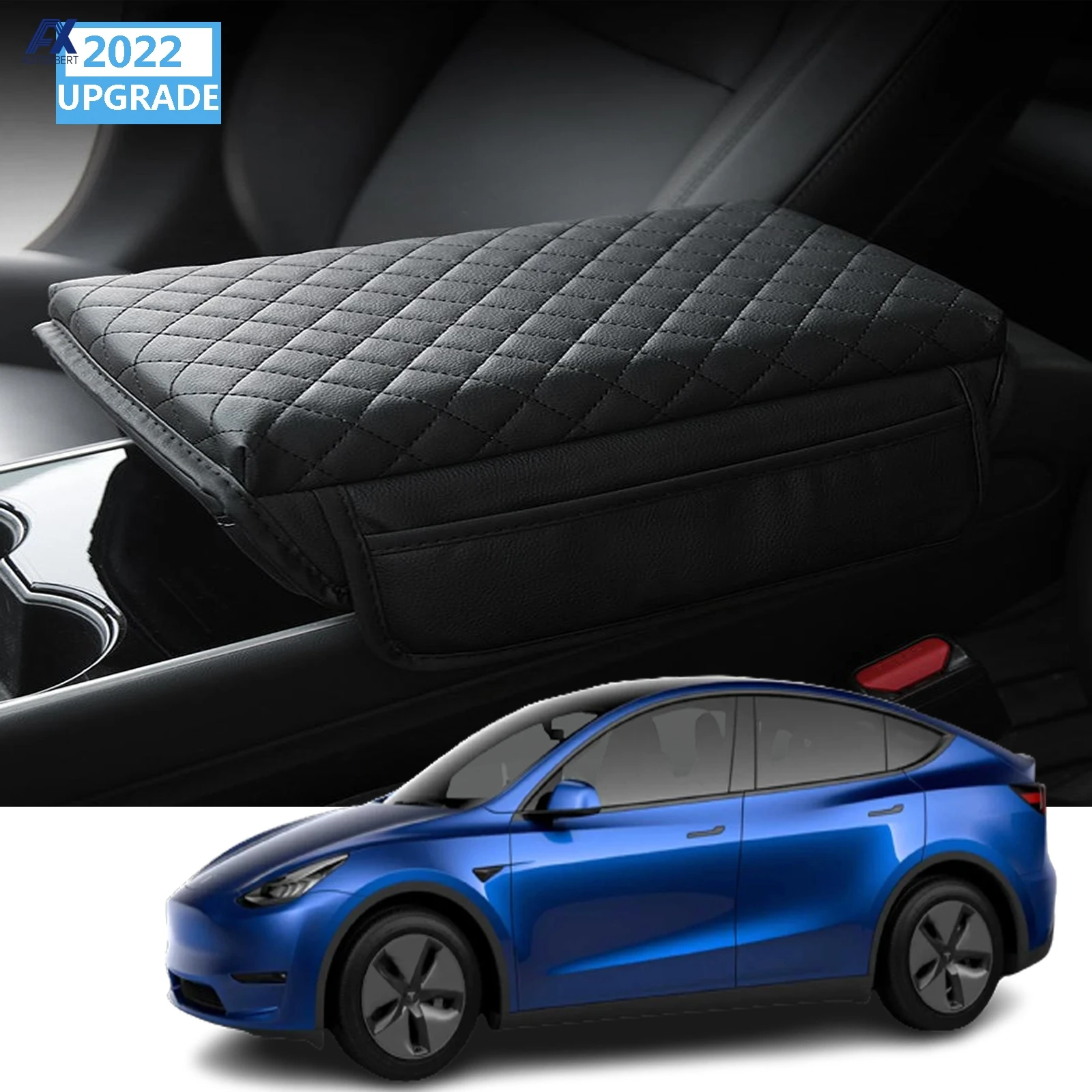 Per Tesla Model Y Model 3 Highland Console Cover bracciolo cuscino antigraffio accessori per la protezione della Console centrale in pelle