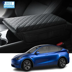 Per Tesla Model Y Model 3 Highland Console Cover bracciolo cuscino antigraffio accessori per la protezione della Console centrale in pelle