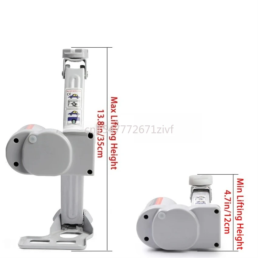 الكهربائية 12 فولت سيارة رفع أداة جاك مقص الكهربائية جاك عجلة التفكيك المعونة أداة إصلاح السيارات أدوات رفع السيارات الكهربائية #5