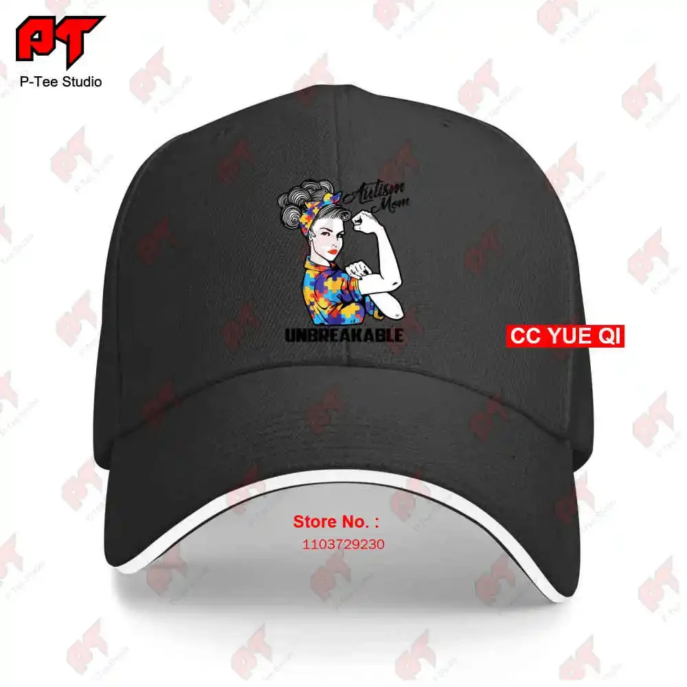 Autism Mom Unbreakable Autism Awareness Baseball Caps Truck Cap OJH0