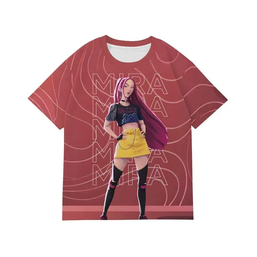 

Cartoon and Animation 3D Printed T-shirt, Short-sleeved Top for Both Boys and Girls, Suitable for Adults DSZ