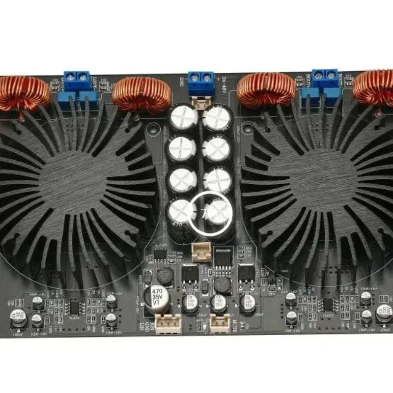 บอร์ดเพาเวอร์แอมป์ YJ-TPA3255 แบบดูอัลคอร์ กำลังสูง 2.0 คลาส D พร้อมฮีทซิงค์สำหรับใช้ในบ้าน