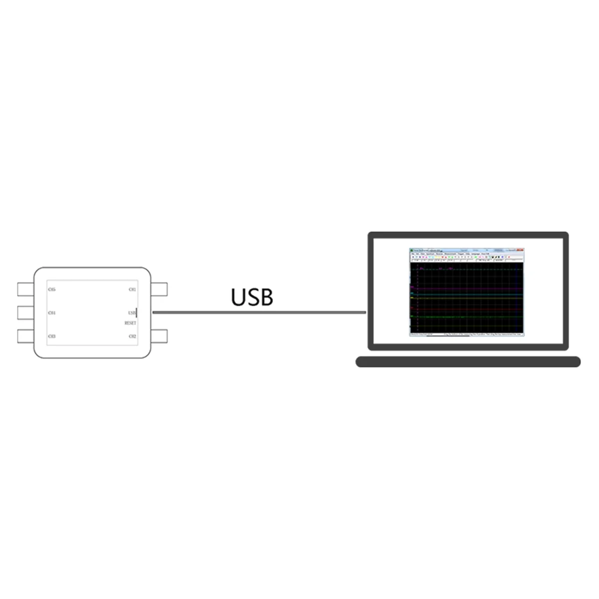 ABCY_Fosc53C 1M Wi-Fi USB Oscilloscope 5-Channel Synchronous Input Electrical Repair Automotive Handheld Oscilloscope