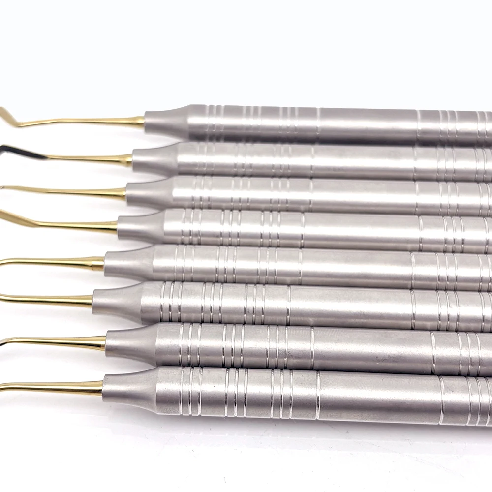 8 Pcs Dental Composite Resin Filling Spatula Resin Filler Kit Dentist Repair Instruments Dentistry Restoration Tools