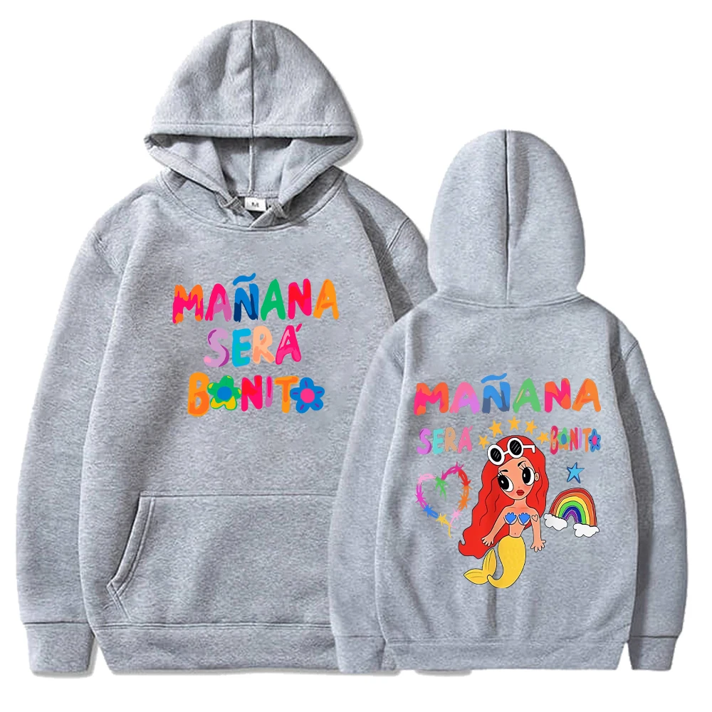 2024 Female Singer Karol G Hoodies Manana Sera Bonito Printing Hoodie Multi-colors Sweatshirts Y2k Fleece Hoody for Men Women