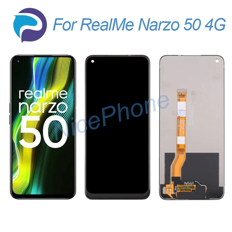 

For RealMe Narzo 50 4G LCD Display Touch Screen Digitizer Assembly Replacement RMX3286 For RealMe Narzo 50 4G Screen Display LCD