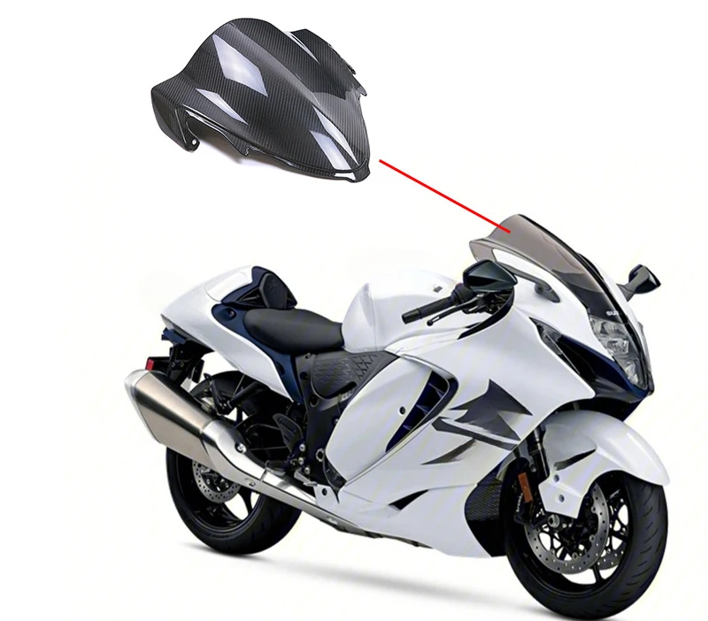 

Suzuki Hayabusa Motorcycle Modified Carbon Fiber Accessories Windshield for SUZUKI GSX1300R