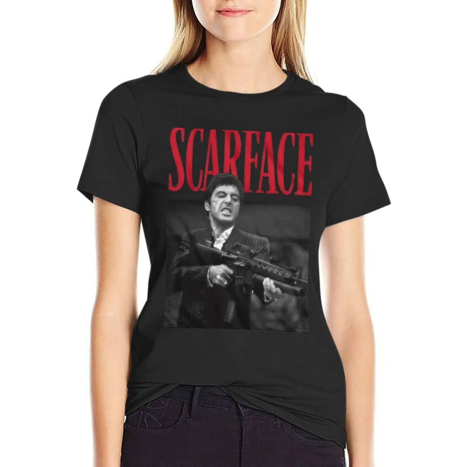 Scarface Movie T-Shirt quick drying tees Top Women