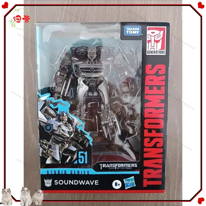 

Hasbro Transformers Toys Recording Studio Series SS51 Soundwave 12 см Роскошные аниме оригинальные экшн-модели игрушки