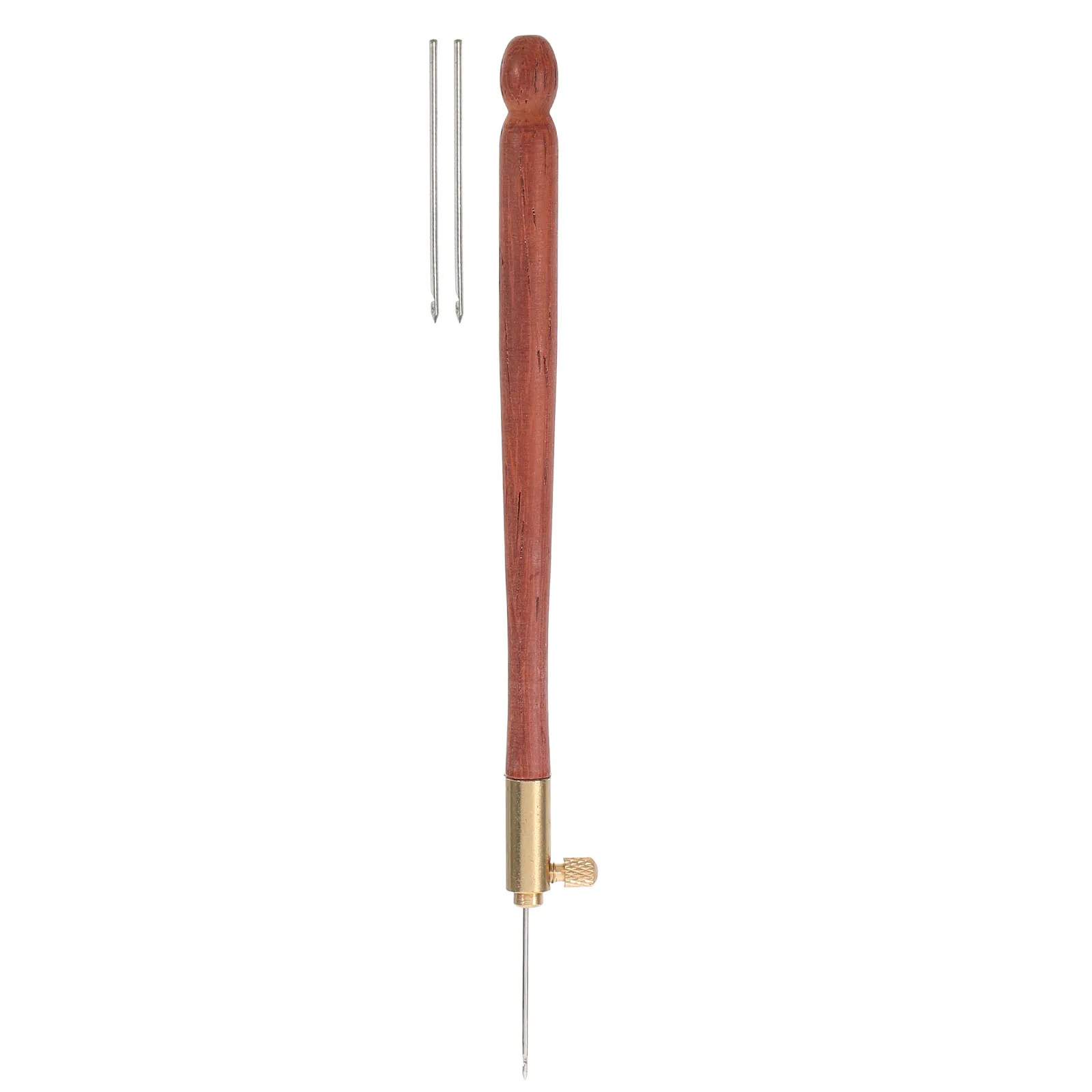 

Brass Beading Hook Tool Tambour Embroidery Crochet Needle Kit Fine-Tipped Flexible Hook Durable Sequin Clothes Pin Wood Beading