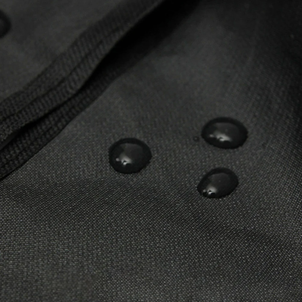 Copertura per camino da giardino Protezione per stufa da esterno impermeabile nera Riscaldatore per braciere Copertura per stufa impermeabile portatile resistente ai raggi UV