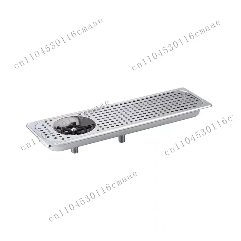 Stainless Steel Automatic Cup Washer, Bar Milk Tea Bar Coffee Embedded Water Spray Filter Sink with Filter Screen