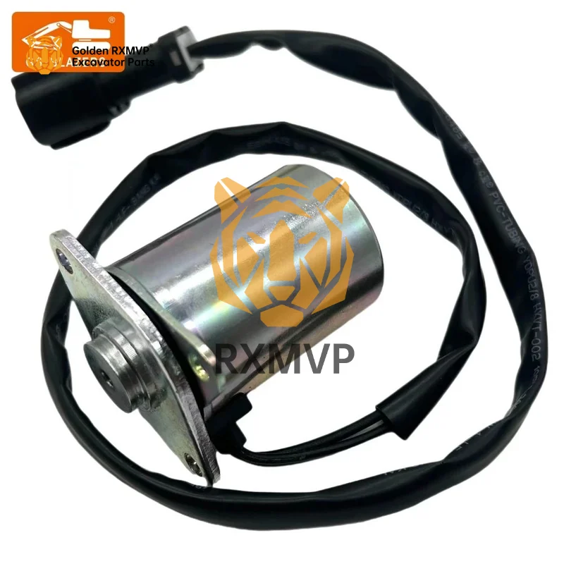 Excavator Rotation Solenoid Valve 6d102 Solenoid Valve 24V 206-60-51132 For PC200-6 pc220-6 pc240-6