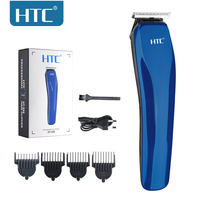 HTC Hair Trimmer Barber Hair Clipper Cordless Hair Cutting Machine Beard Trimmer Shaving Machine Wireless Electric Razor Shaver