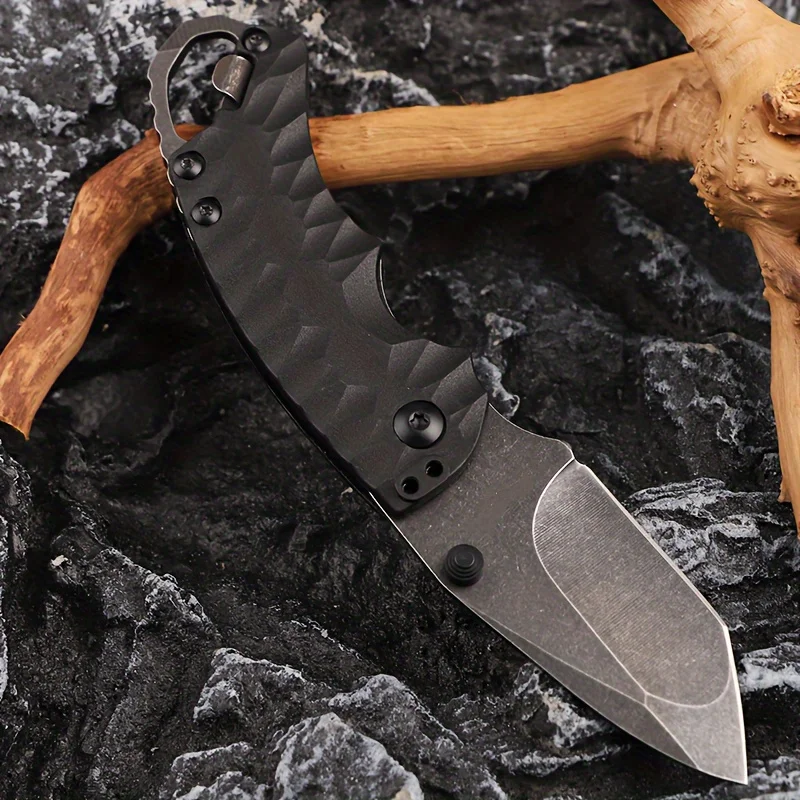 KS 8750 Shuffle II Tanto Knives 8Cr13Mov Mini Pocket Folding Knife Army Combat Camping Survival EDC Cutting Multi Tool