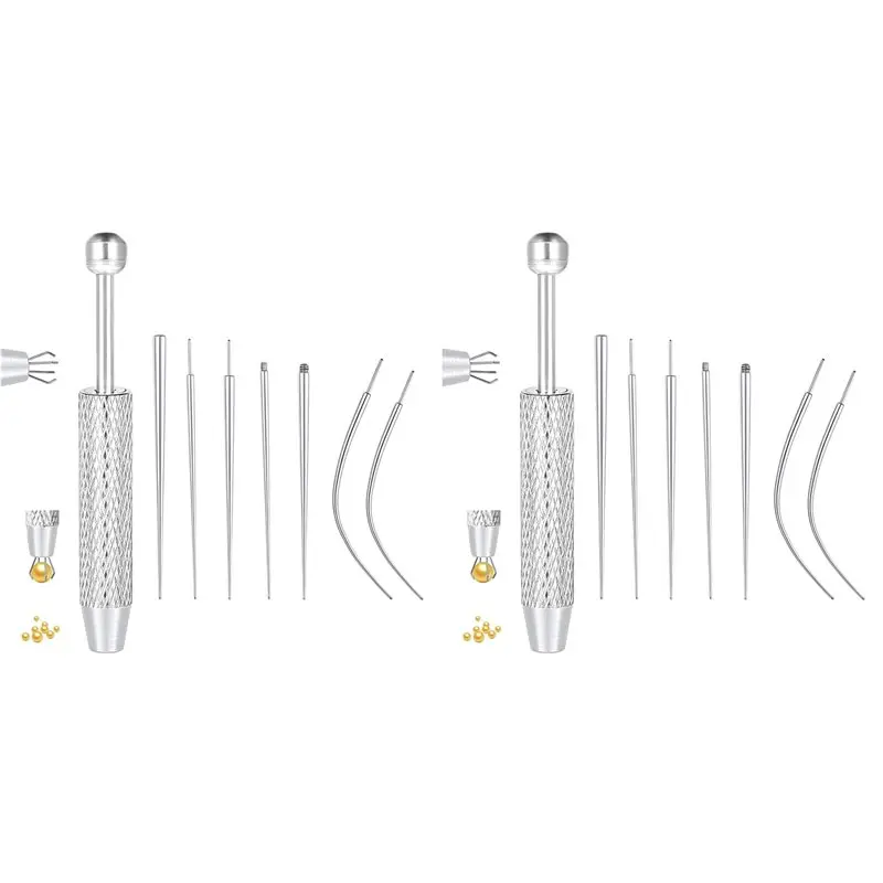 

CYL-2X Piercing Taper Ball Grabber Tool For Changing Jewelry -Flat Back Earrings Applicator Tool,Body Piercing Kit