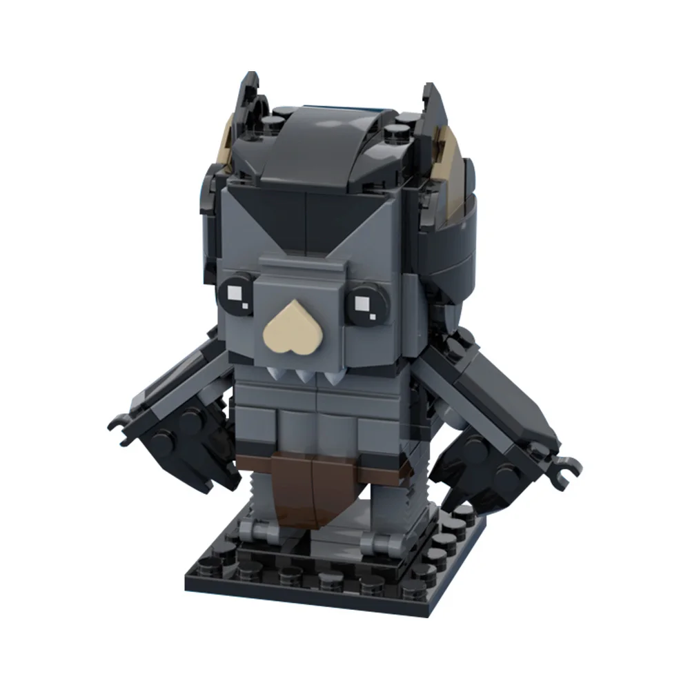 

MOC летучая мышь вампира Brickheadz строительные блоки 150 шт. DIY Хэллоуин фигурка кирпичная игрушка в подарок для взрослых