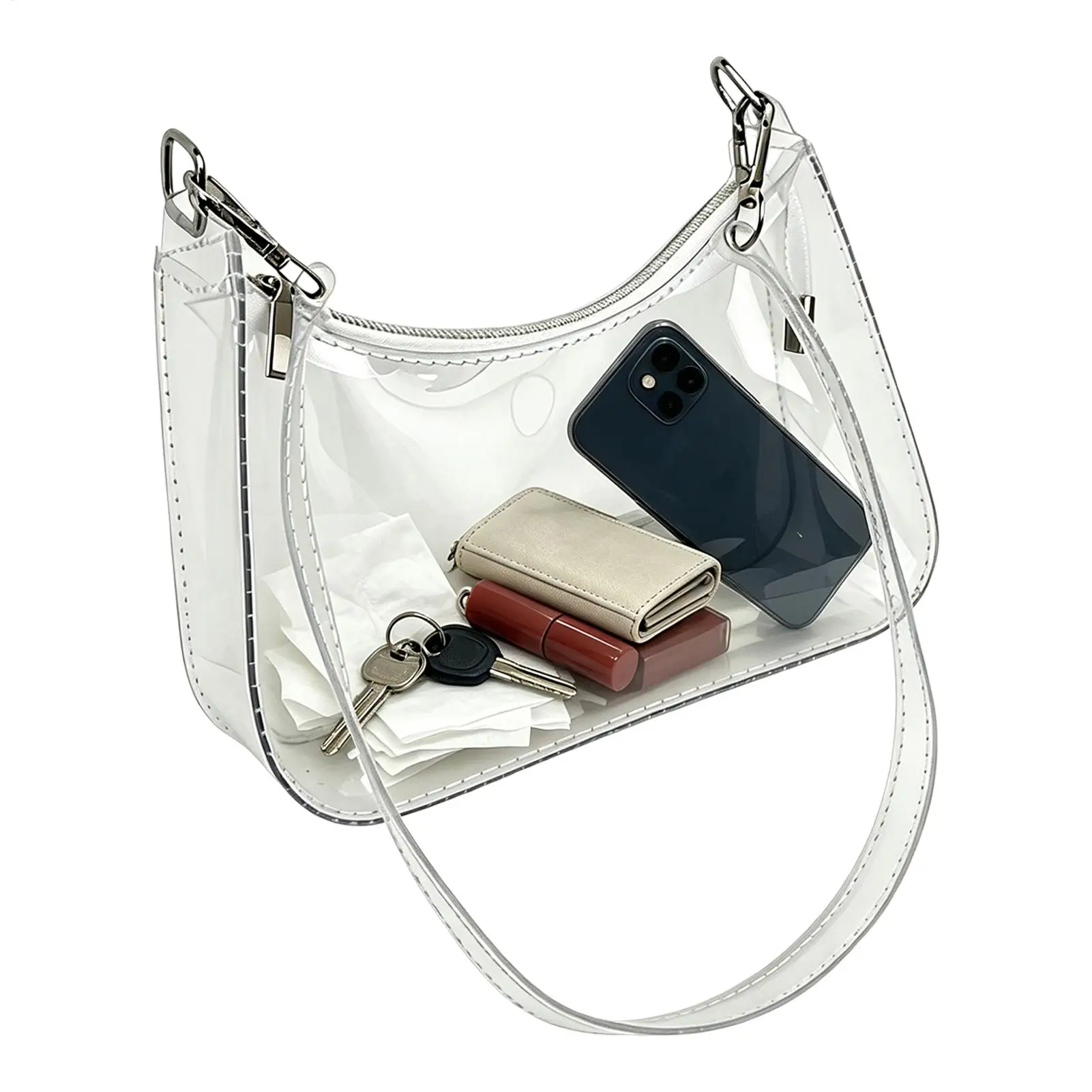 Fashion Women Underarm Bag Approved vc Handbag Waterproof Shoulder Bag Pouch Organizer Concert Bag For Office Travel Wedding