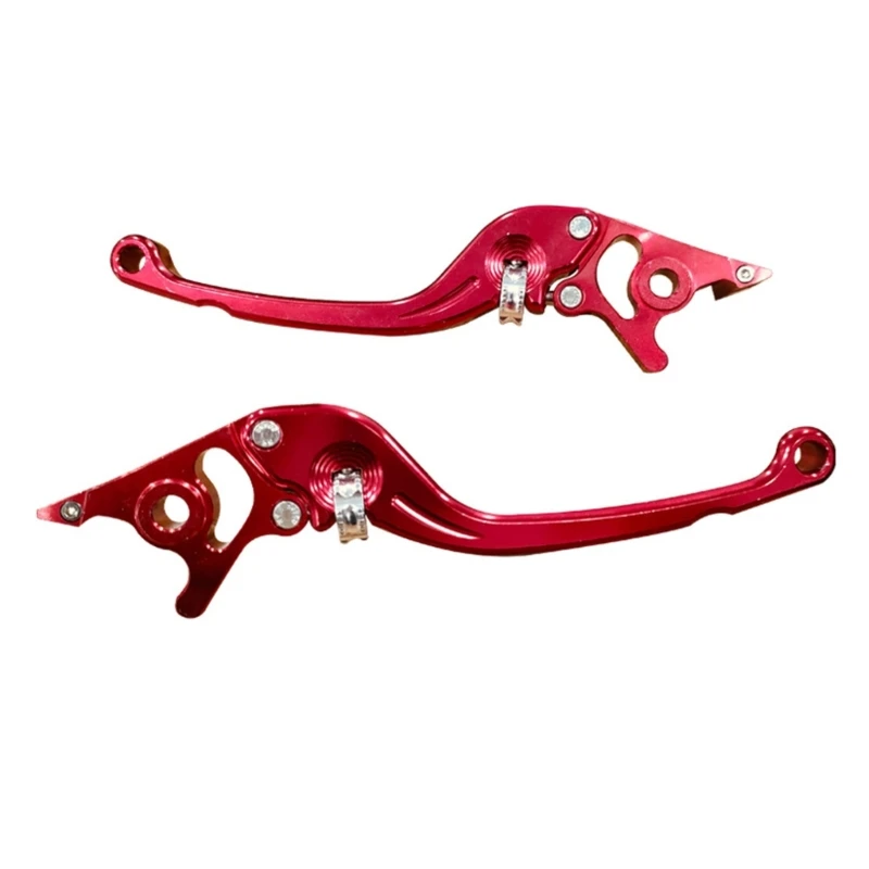 

Left Right Clutch Brake Handle Levers Perch for Motorbike Scooters 1 Pair Handlebar Clutch Lever for Most Model