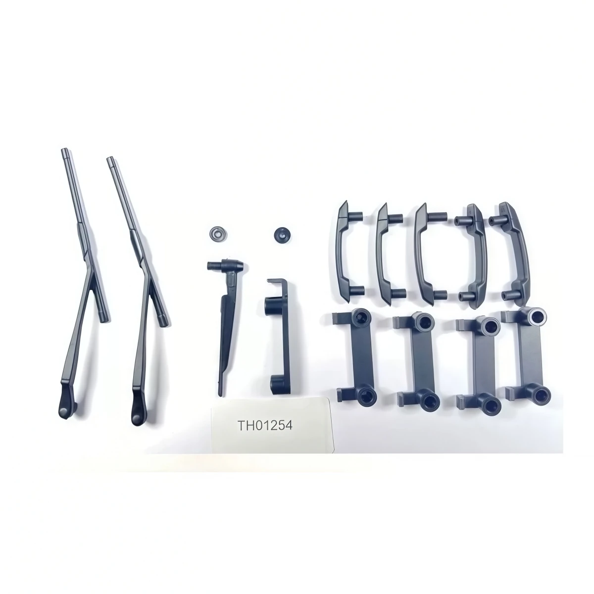 Simulation Wiper Blade & Door Handle Set TH01254 for KM Traction Hobby 1/8 TANK 300 RC Crawler Upgrade Parts