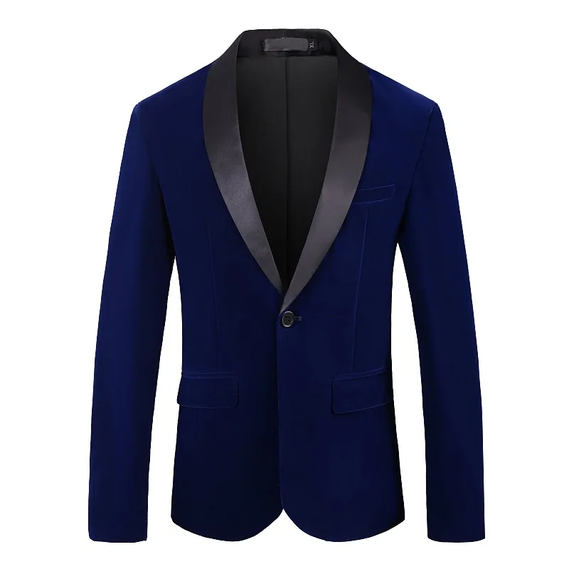 Chaqueta de esmoquin de talla grande para hombre, traje de padrino de boda Popular, traje de novio, P005