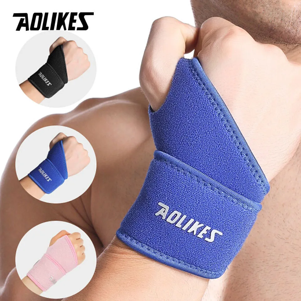 AOLIKES Wrist Compression Strap and Wrist Brace Sport Wrist Support for Fitness,Weightlifting,Tendonitis,Carpal Tunnel Arthritis