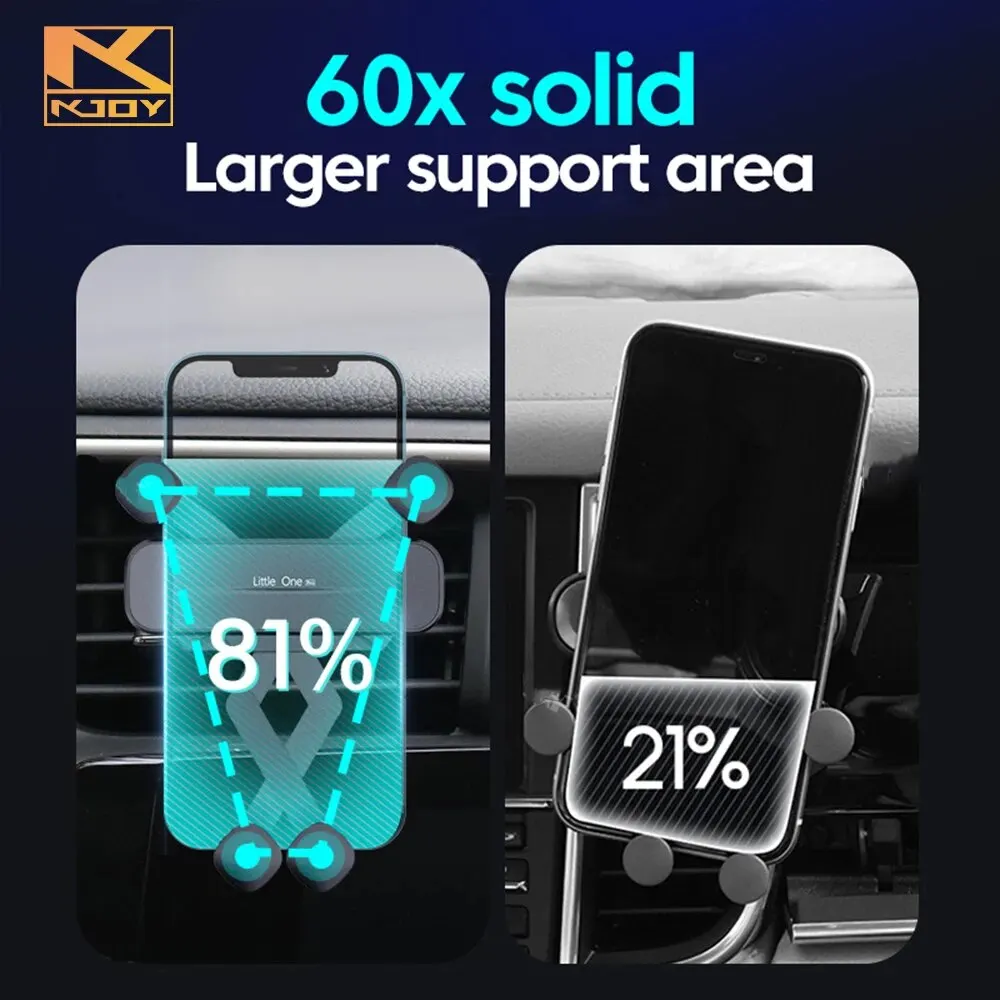 1pc Gravity Car Phone Holder in Car Air Vent Mount Mobile Phone Stand Supports For iPhone Xiaomi Samsung Huawei Cell Car Holder