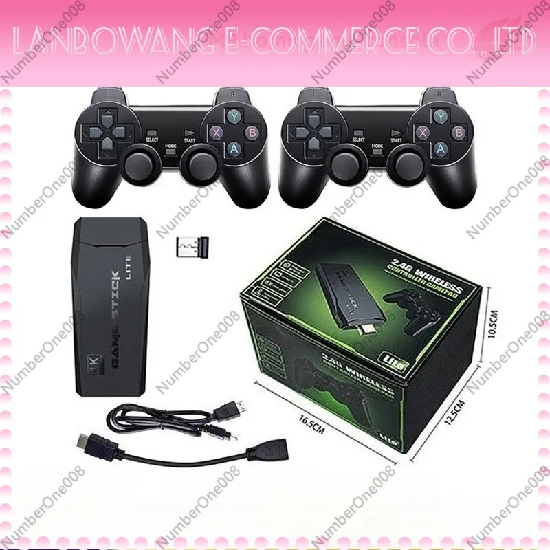 4K HDMI Wireless Game Controller M8 Game Console Box HD Home Video Game Station for PS Retro Arcade Games