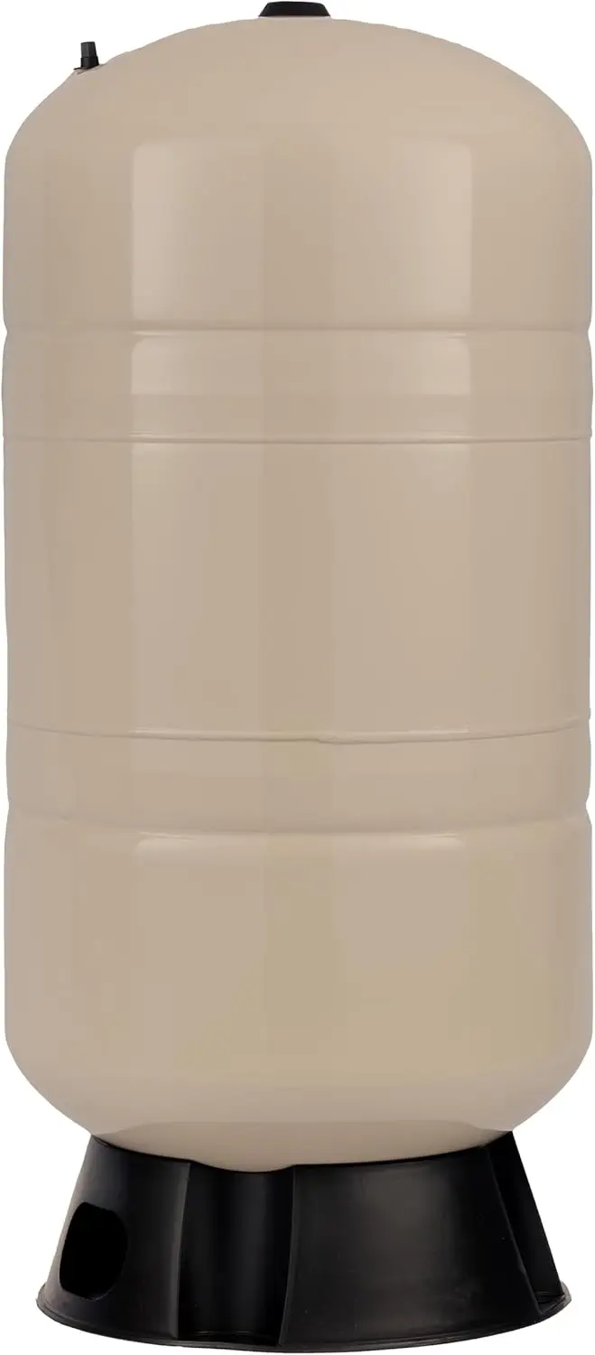 RL34A 34-Gallon Vertical Pre-Charged Pressure Tank with Thermoplastic Base for Well Pumps, 1-Inch FNPT System Connection,604683