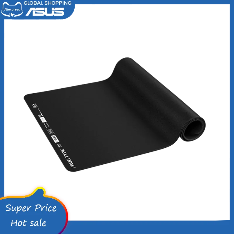 Оригинальный игровой коврик для мыши Asus ROG Hone Ace XXL 900x400x3 мм большого размера | Поверхность репеллента от масла и пыли | Мягкая нескользящая резиновая основа