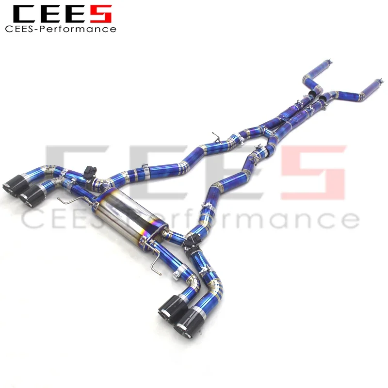 CEES Titanium Performance Valve Catback  For BMW M8 F91/F92/F93 4.4T 2019-2023 Racing Exhaust Pipe Muffler Four-door saloon