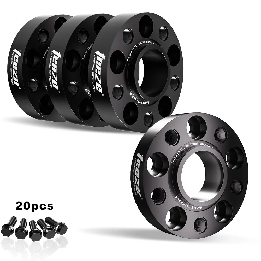 

2/4PCS 5x130 71.6 M14 x 1.5 For VW Touareg 7p Flange Plate Wheel Spacers Aluminum Alloy Hub widened Adapter+20pcs bolts