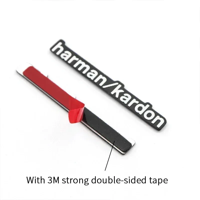 4 pieces/8 pieces high-quality metal Harman/Kardon car accessories Hi-Fi  audio speaker badge stereo emblem sticker auto style