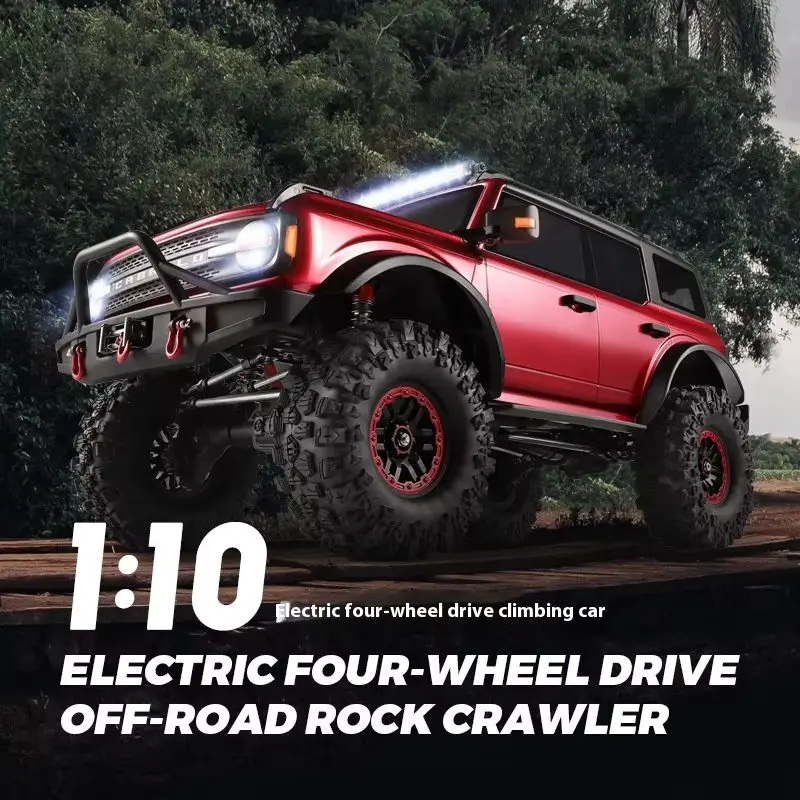 WLtoys 1/10 104020 RC Car Bronco with Electric Winch Professional RC 4X4 Off-Road Climbing Vehicle 2.4G RC Car Toys