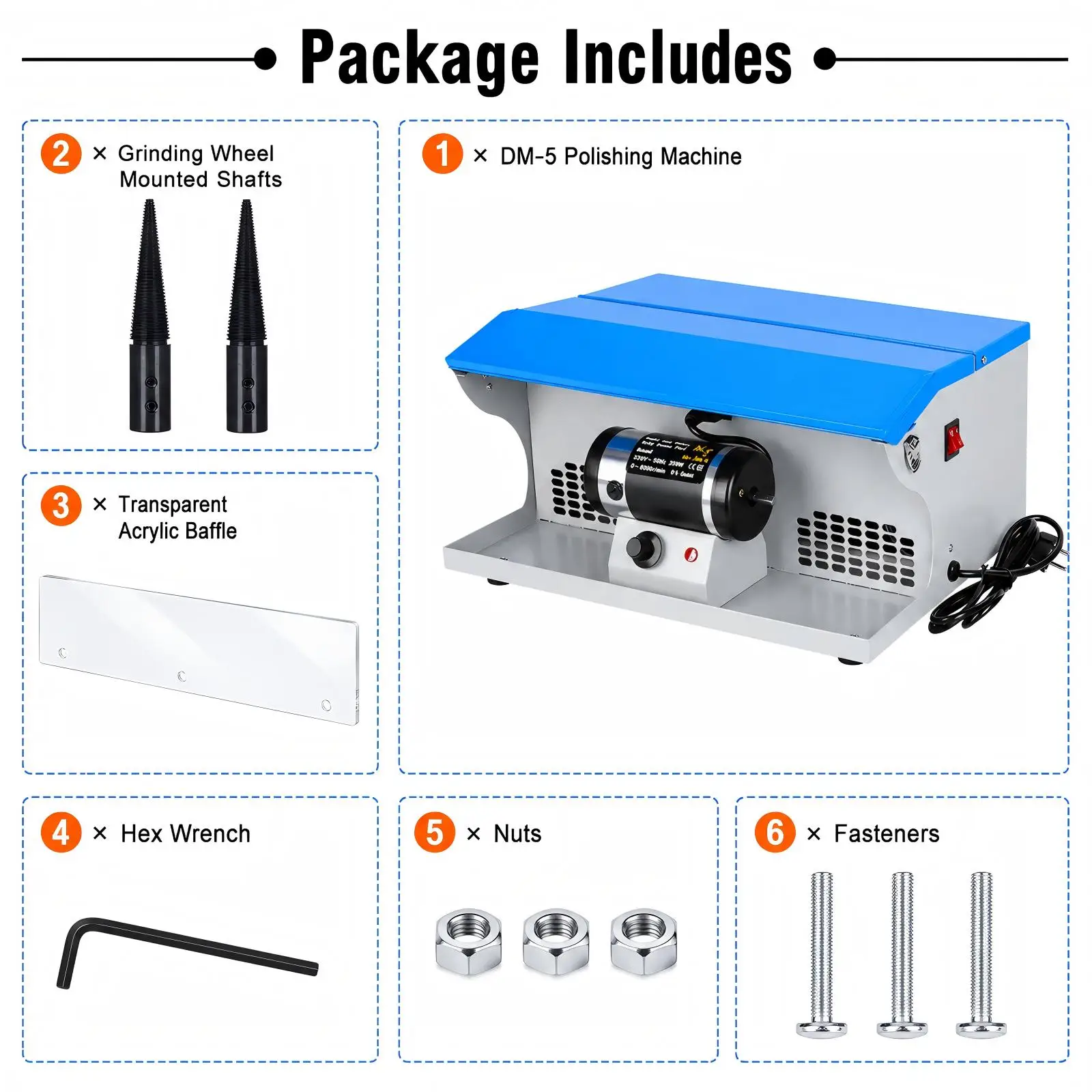 Bench Jewelry Polisher Machine With Dust Collector Mini Desktop Grinding Buffing Lathe Polishing Grinder Craft Workbench Equ