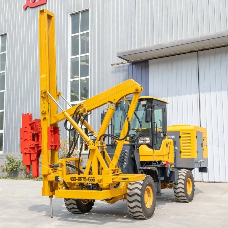 Heavy Duty Hydraulic Screw Pile Driver Piling Equipment for Solar Farm Construction Site