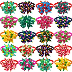 50/100pcs Summer Dog Bow Tie Dog  Accessories Fruit Style Pet Accessories Dogs Pets Bowties Neckties Fashion Dog Supplies