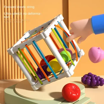 Jouets Montessori pour bébés de 6 à 12 mois, jeux de société de développement éducatif pour enfants de 1 an, trieur d'apprentissage, cadeau pour garçon