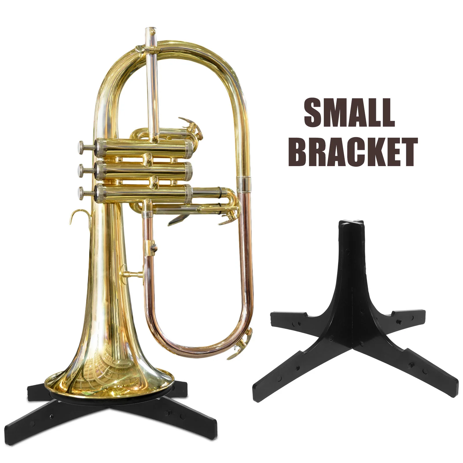 Portable B-flat Trumpet Stand Musical Instrument Holder Clarinet Clarinets Oboe Bracket Flute Detachable