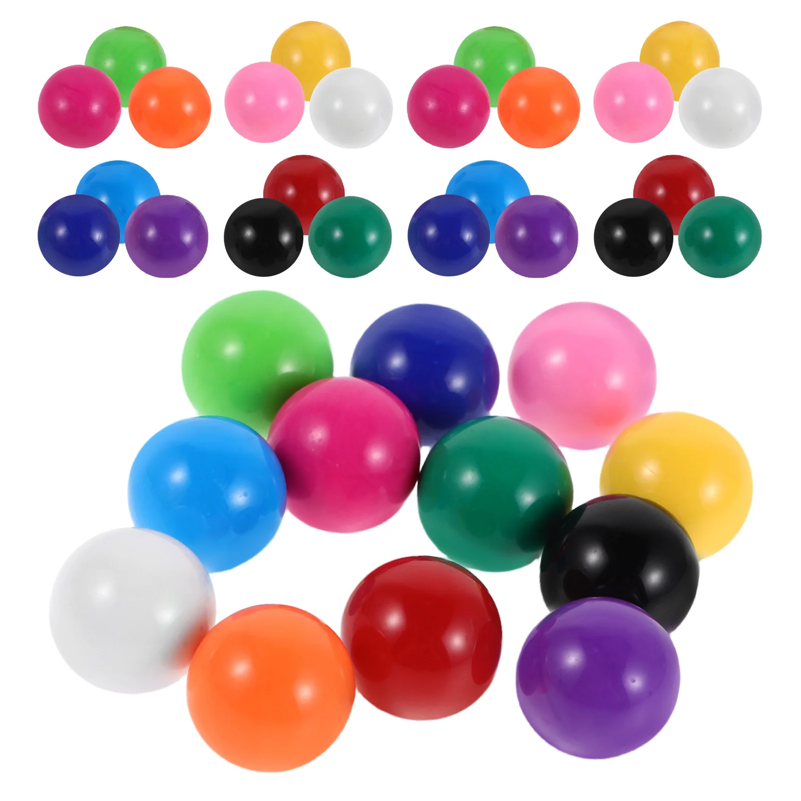 120pcs Educational 15Mm Solid Color Marbles For Kids Math Learning Teaching Aid Counting Game Pieces Logic Development Tool