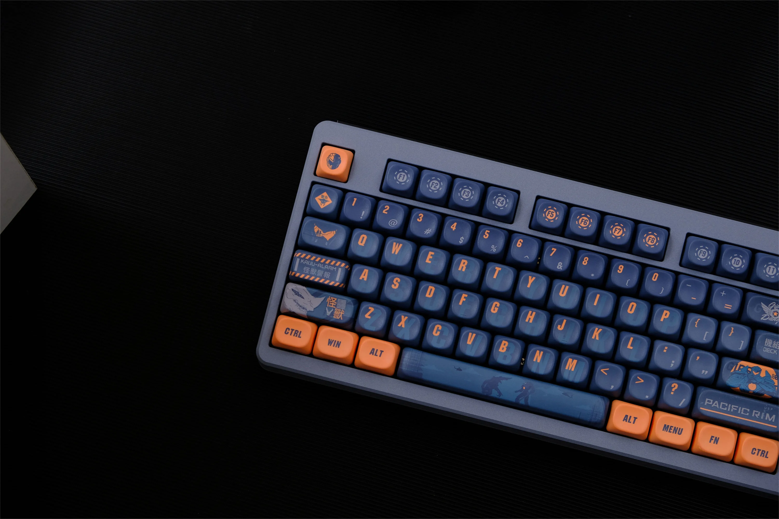 Pacific KAIJU Keycaps 151 Keys PBT Material MOA XOA Profile DYE-SUB Customized cute Keycaps For MX Switch Mechanical Keyboard