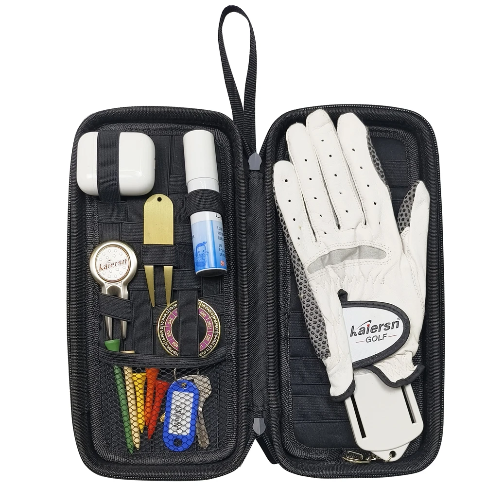 EVA Golf Glove Storage Bag, Protective Box, Golf Glove Holder, Can Hold Some Golf Accessories, Keep Glove Dry, THANKSLEE